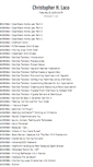 Mobile Screenshot of chrislaco.com